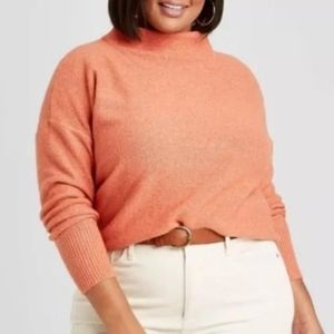 Ava and Viv mock neck sweater